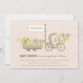 Lokaal geteelde egel-Baby shower uitnodigen Bedankkaart (Voorkant)