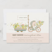 Lokaal geteelde egel-Baby shower uitnodigen Bedankkaart (Voorkant)