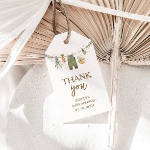 Lokaal geteelde Farmer's Market Baby shower gunst Cadeaulabel