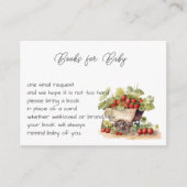 Lokaal geteelde Farmer's Market Books voor Baby Informatiekaartje (Voorkant)