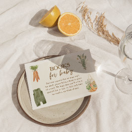 Lokaal geteelde Farmer's Market Books voor Baby Informatiekaartje