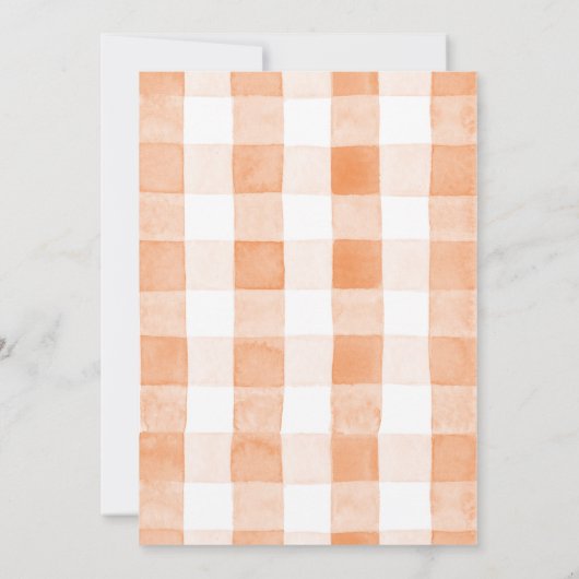 Lokaal geteelde Franse Market Bag Herfst 1st Birth Kaart (Achterkant)