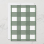 Lokaal geteelde Franse markt tas 1e verjaardag Kaart (Achterkant)