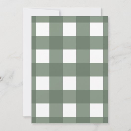 Lokaal geteelde Franse markt tas 1e verjaardag Kaart (Achterkant)