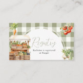 Lokaal geteelde Fresh Market Registry Kaart Gingha (Voorkant)