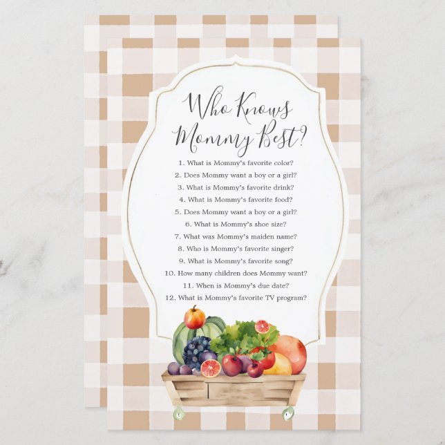 Lokaal geteelde groenten boeren die mama het beste (Voorkant / Achterkant)