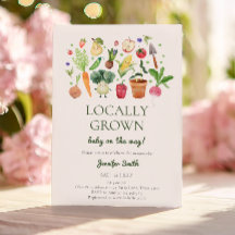Lokaal geteelde groenten boeren markt Baby shower