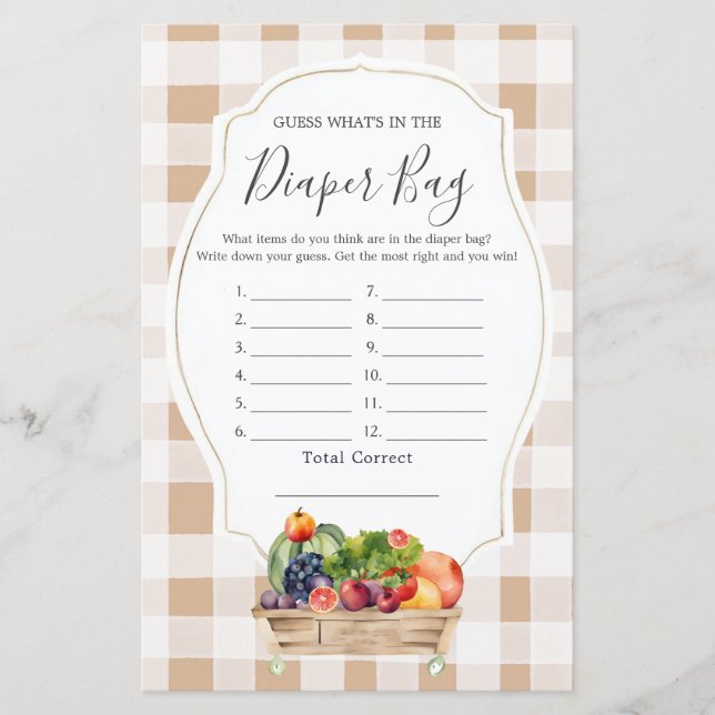 Lokaal geteelde groenten Boeren Whats in Luiertas (Voorkant)