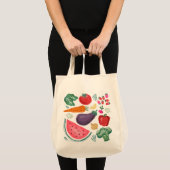 Lokaal geteelde groenten en fruit Grocery Bag Tote Bag (Voorkant (product))