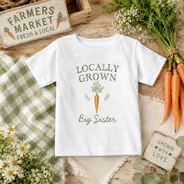 Lokaal Geteelde Grote Zus Wortel Peuter T-Shirt