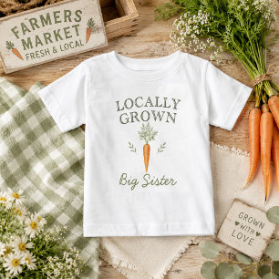 Lokaal Geteelde Grote Zus Wortel Peuter T-Shirt