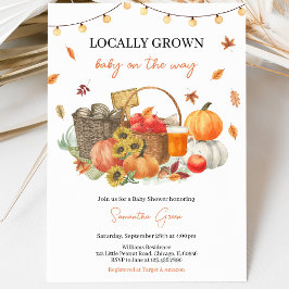 Lokaal Geteelde Herfst Babyborrel Kaart