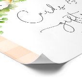 Lokaal geteelde herfst groenten kaarten en geschen poster (Hoek)