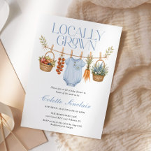Lokaal Geteelde Jongens Boerenmarkt Baby Shower