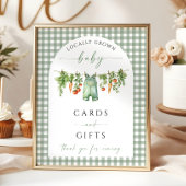 Lokaal geteelde Kaarten en geschenken Teken Groent Poster