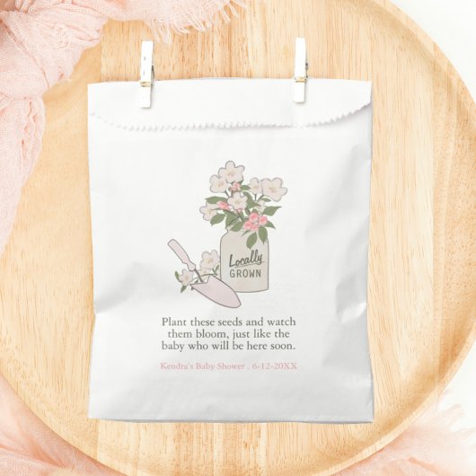 Lokaal geteelde kleine kiemgroenten tuinzaden bedankzakje