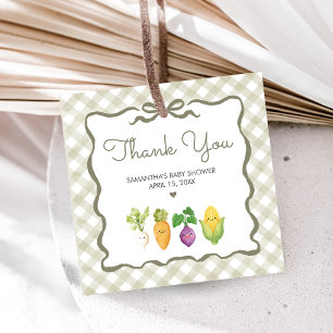 Lokaal Geteelde Kleine Spruit Baby Shower Bedankjes Labels