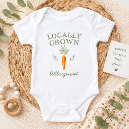 Lokaal Geteelde Kleine Spruit Wortel Baby Body Romper