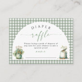 Lokaal geteelde luier Raffle Insert Kaart Salie Gr (Voorkant)