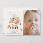 Lokaal geteelde Market Bag Herfst Foto 1e verjaard Kaart (Voorkant)