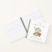 Lokaal geteelde markt Baby shower gastenboek Notitieboek (Binnen)