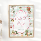 Lokaal geteelde markt Baby shower Kaarten en gesch Poster