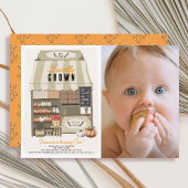 Lokaal geteelde markt Herfst Foto 1e verjaardag Kaart