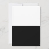 Lokaal geteelde moderne uitnodiging | Colorblock B (Achterkant)