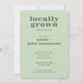 Lokaal geteelde moderne uitnodiging | Colorblock S (Voorkant)