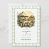 Lokaal geteelde rustieke boeren markt verjaardagsf kaart (Voorkant)