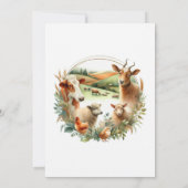 Lokaal geteelde rustieke boeren markt verjaardagsf kaart (Achterkant)