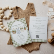 Lokaal Geteelde Salie Gingham All-in-One Baby Show