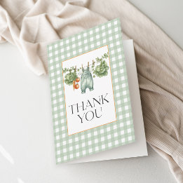 Lokaal Geteelde Salie Groene Gingham Bedankt