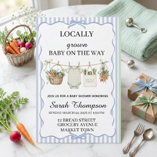 Lokaal Geteelde Uitnodigingen Voor Baby Shower R