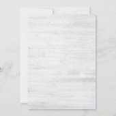 Lokaal Geteelde Vegetarische Baby Shower Uitnodigi Kaart (Achterkant)