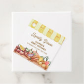 Lokaal geteelde Waterverf Veggie Fruit Baby shower Bedankjes Labels (In situ)