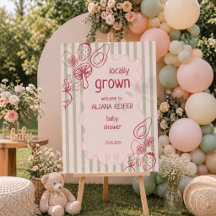 Lokaal Getekend Tuin Baby Borrel Welkom