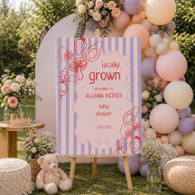 Lokaal Getekend Tuin Baby Shower Welkom