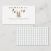 Lokaal verbouwde boeren verkopen luiergehakt informatiekaartje (Voorkant / Achterkant)