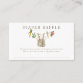 Lokaal verbouwde boeren verkopen luiergehakt informatiekaartje (Voorkant)