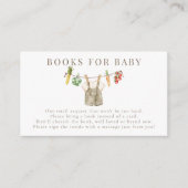 Lokaal verbouwen boeren markt boeken voor Baby sho Informatiekaartje (Voorkant)