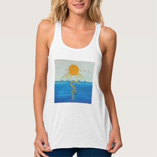 Lokaal, vlak, vlak tanktop (Voorkant)