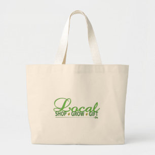 Lokaal winkelen, lokaal uitbreiden, lokaal cadeau grote tote bag