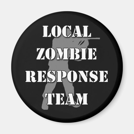 Lokaal Zombie Respons Team Magneet (Voorkant)