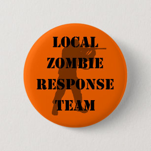 Lokaal Zombie-responsteam Ronde Button 5,7 Cm