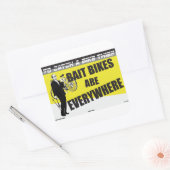 LOKAAS FIETS tm. AASFIETSEN ZIJN OVERAL! Vierkante Sticker (Envelop)