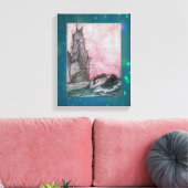 Lokaas van de Zeemeermin Gewikkeld Canvas Afdruk (Insitu (Woonkamer))
