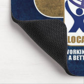 lokale 17-18 monogram achtergrond muismat (Hoek)