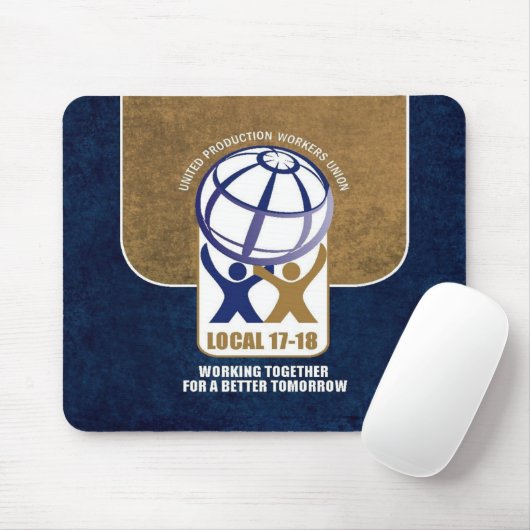 lokale 17-18 monogram achtergrond muismat (Met muis)