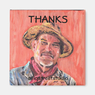 Lokale artiest, Bedankt, bewerken tekst Magneet